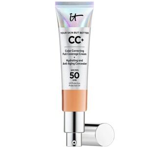 IT Cosmetics CC Cream SPF 50+ Color Tan Full Size 1.08 Fl Oz New
